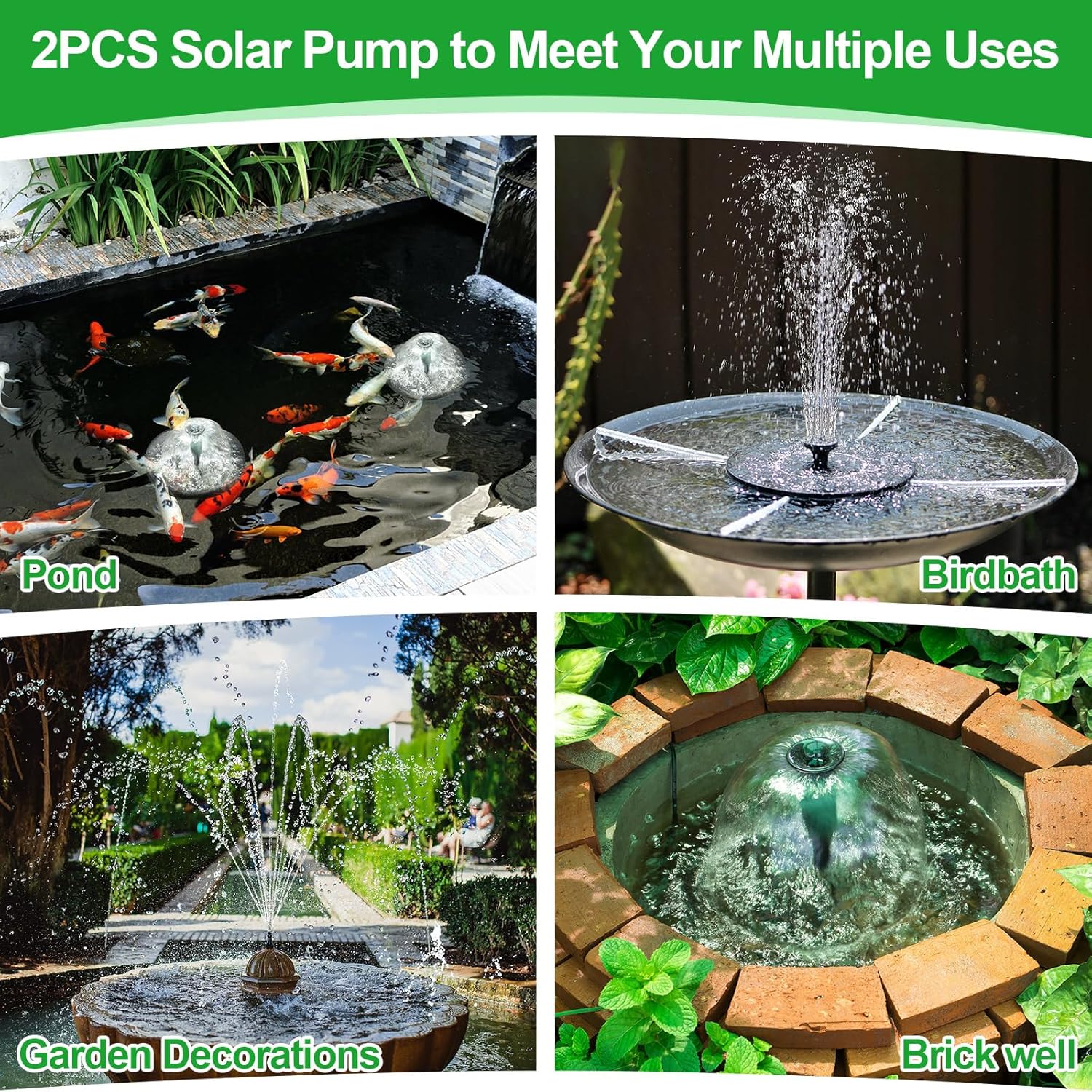 🔥ONLY TODAY 49% OFF🔥Solar Powered Water Pump