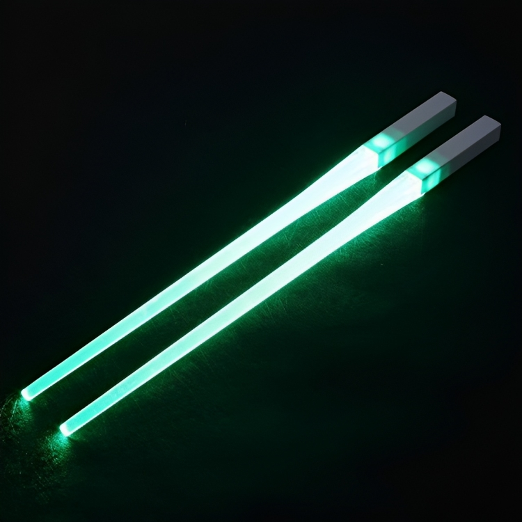 🔥LAST DAY 49% OFF🔵Jedi LED Lightsaber Chopsticks – Eat Like a True Warrior ✨
