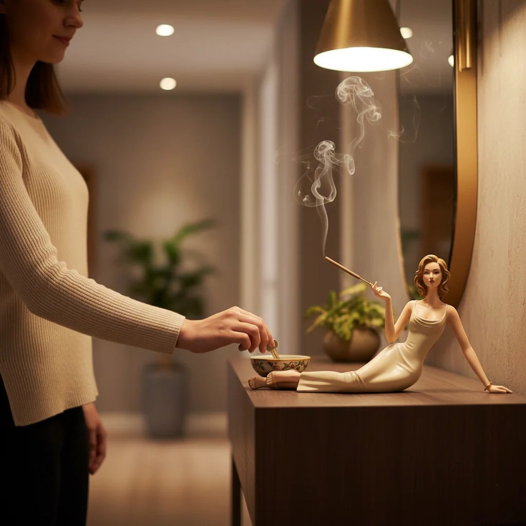 🔥LAST DAY 49% OFF Handcrafted Ceramic Aroma Statue✨With attached ash tray