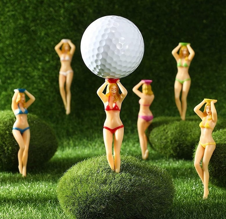 🔥 New Year Hot Sale 49% OFF🤣🏌️ 6PCS Funny Golf Tees — Add Humor to Every Tee Shot.🎁⛳
