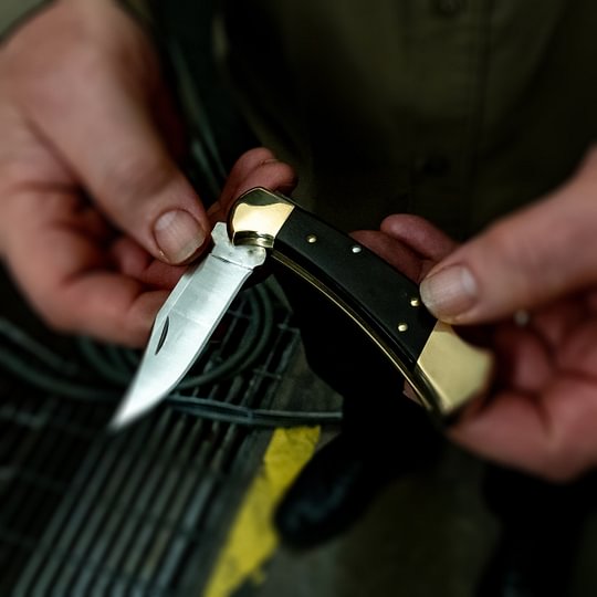 ⚡Last Day 70% OFF丨BUCK 110 Automatic Elite Hardness Hydraulic Knife🔥Buy 2 Free Shipping Only Today