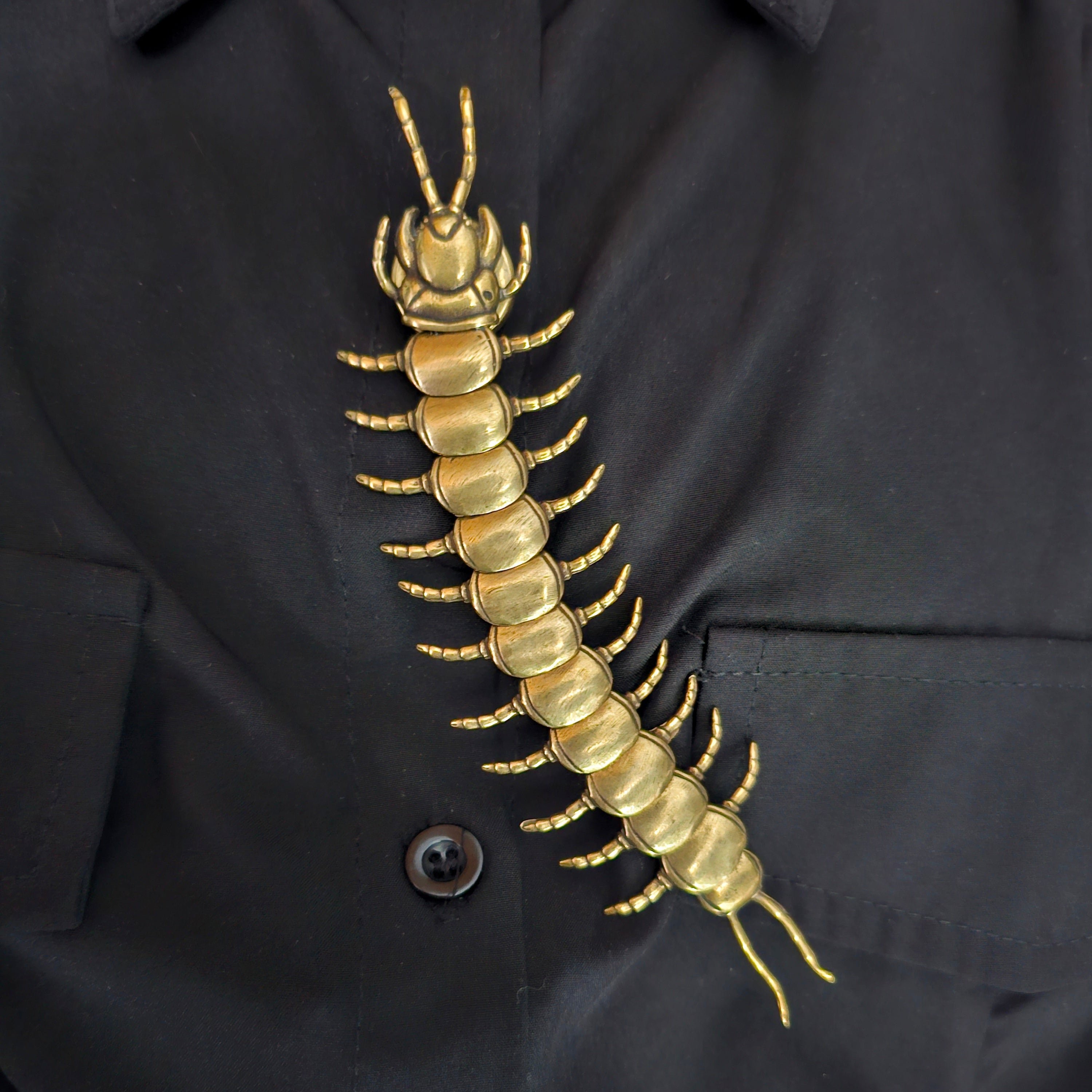 🔥Last Day 49% OFF - 🖤🐛Centipede button cover