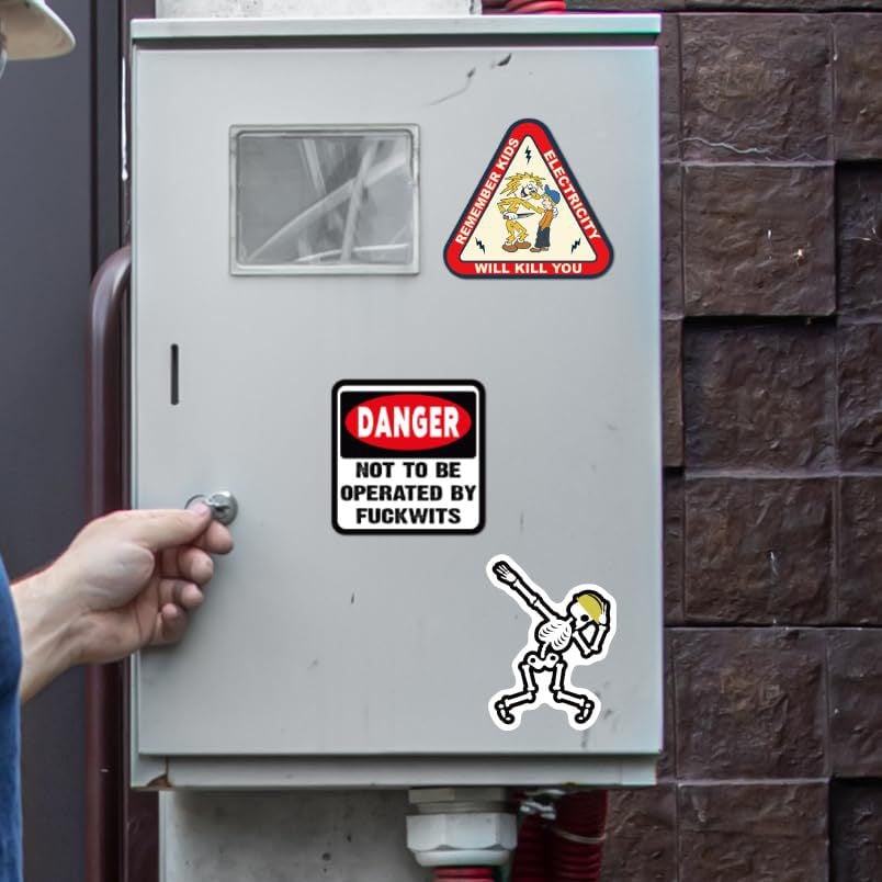 🔥LAST DAY 49% OFF 😆🛠️120Pcs Blue Collar Funny Stickers—For Hard Workers with a Sense of Humor 👷‍♂️🧰