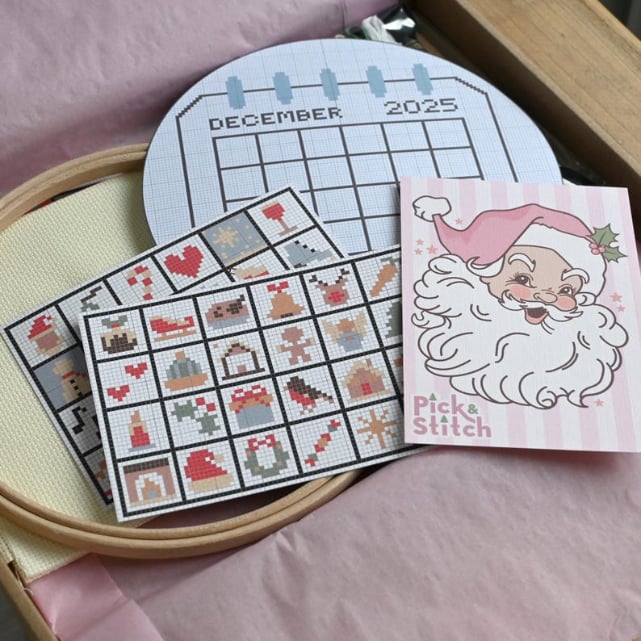🎄Christmas Sale 49% Off 🧵Cross Stitch Advent Calendar 2025🎨