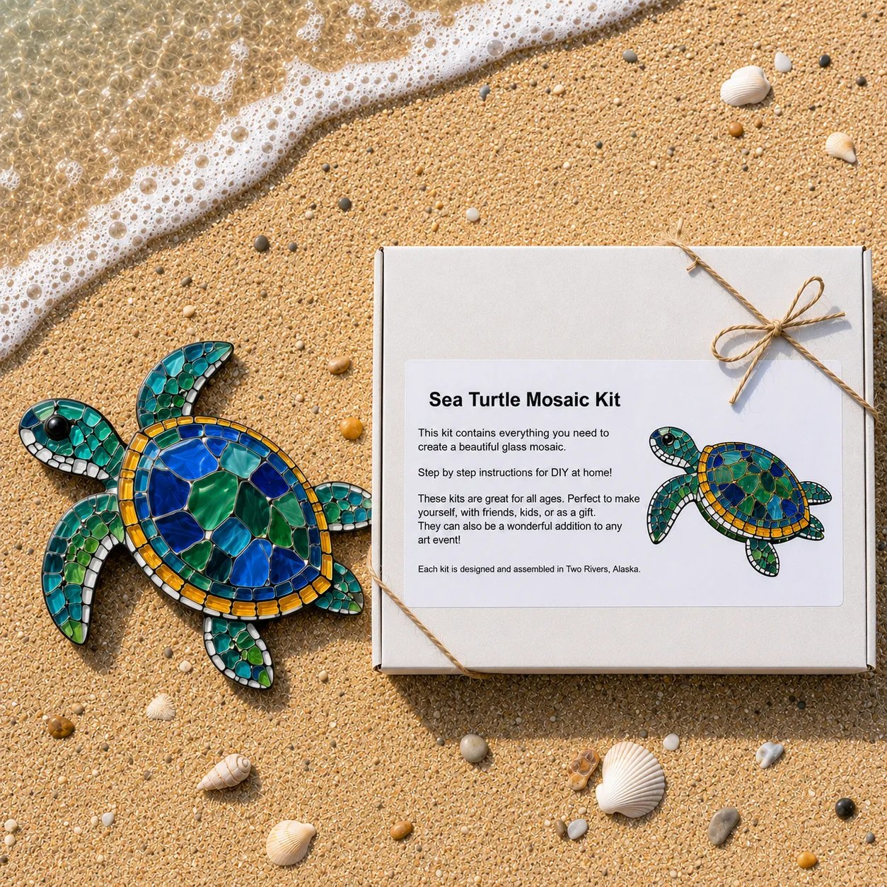 🔥Limited time 70% OFF -🌊 Octopus Mosaic Kit | Beginner-Friendly DIY Glass Craft with Step-by-Step Instructions