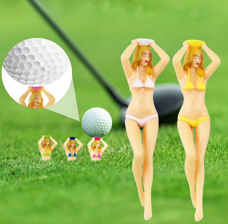 🔥 New Year Hot Sale 49% OFF🤣🏌️ 6PCS Funny Golf Tees — Add Humor to Every Tee Shot.🎁⛳