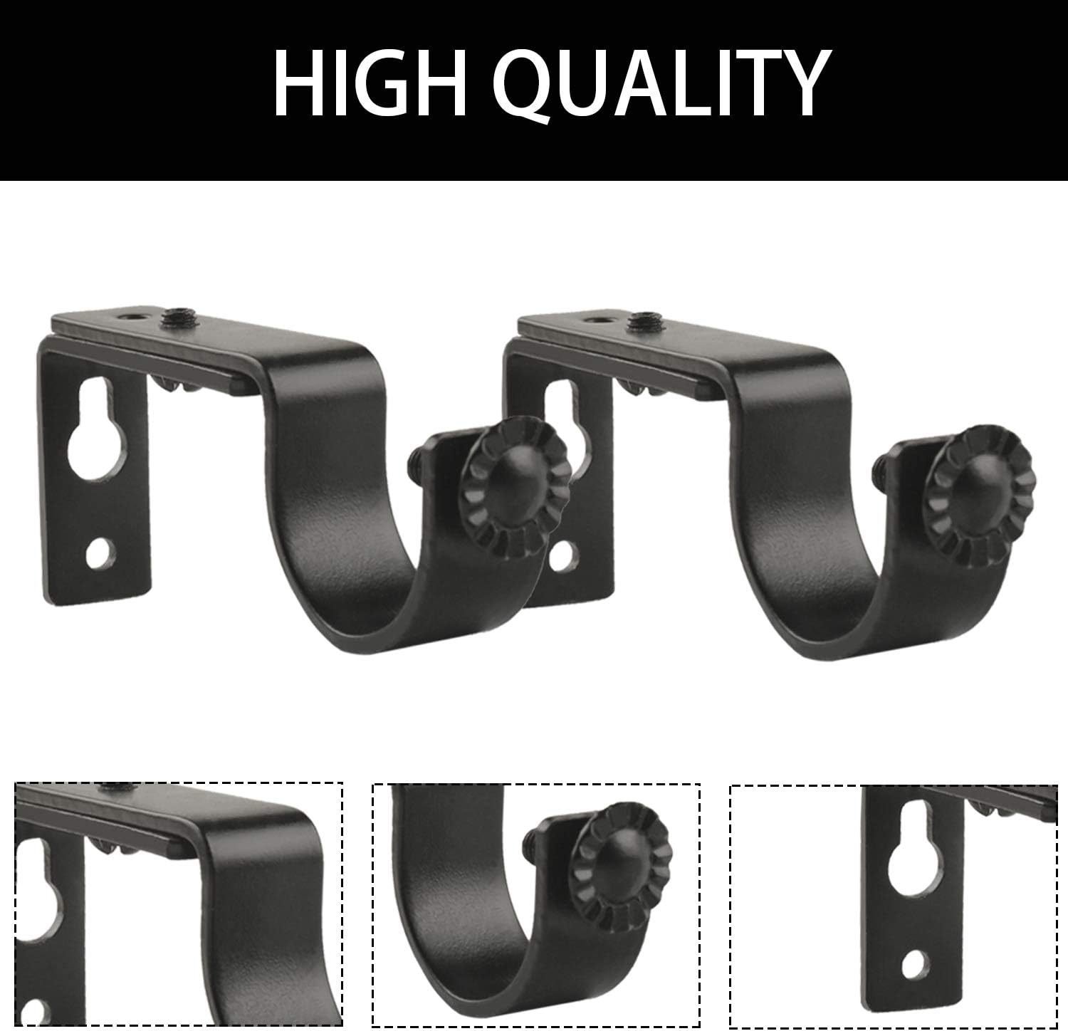 🔥2026 Spring Special Offer: 49% Off - ⚡No Drill Curtain Rod Bracket Attachment over Blinds Curtains🏠
