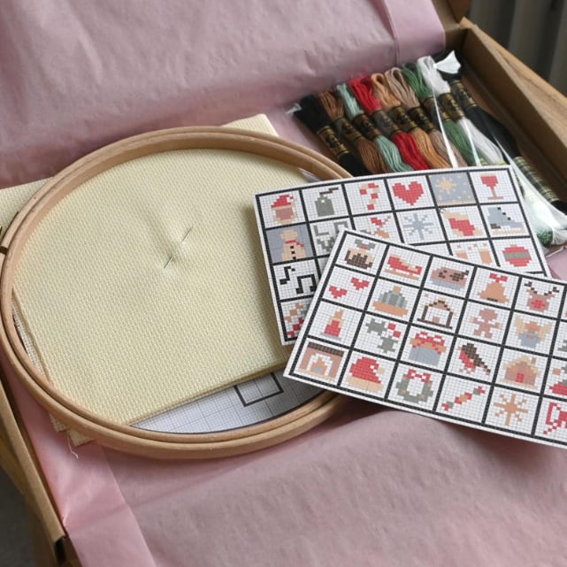 🎄Christmas Sale 49% Off 🧵Cross Stitch Advent Calendar 2025🎨
