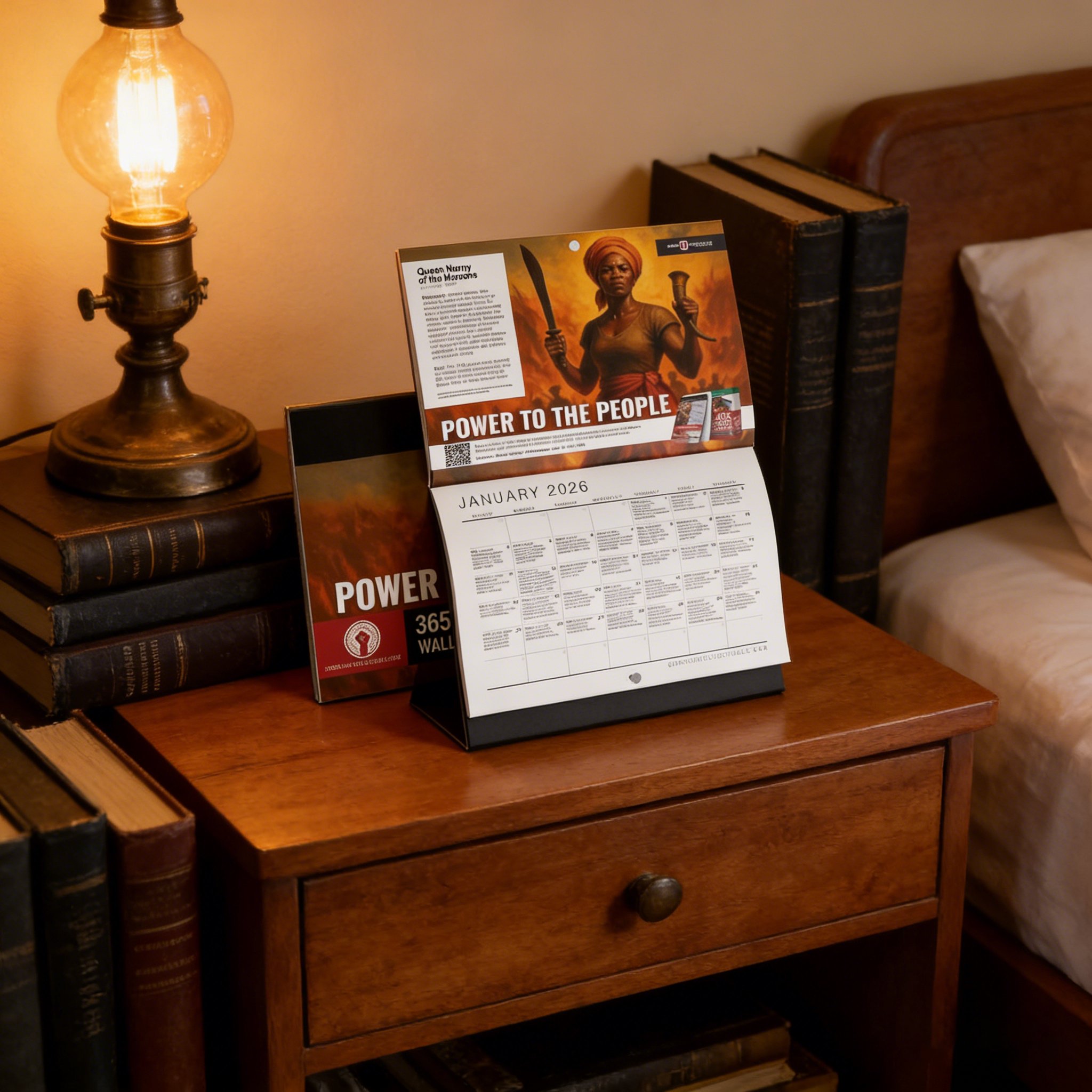 🔥 New Year Hot Sale 49% OFF📅2026 Calendar Black History 365 Facts Power to the People✊🏾