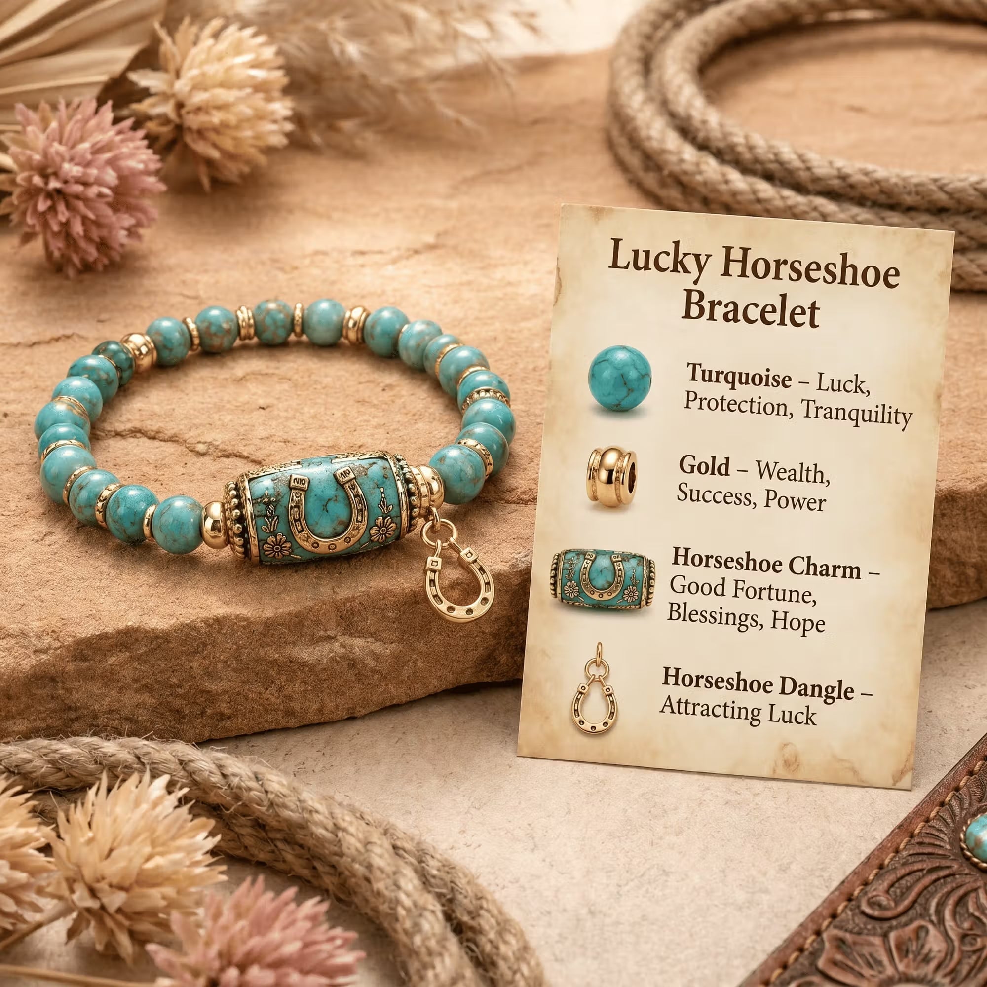 🔥Limited Edition🐎Western Horse Guardian Crystal Bracelet👍