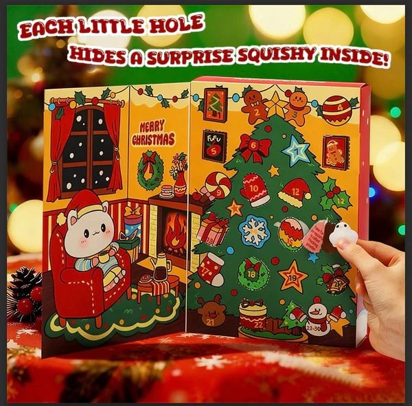 🔥Black Friday 24H Flash Sale OFF🎄30pcs Random Christmas Squishy Pop Box – Limited Holiday Edition⭐