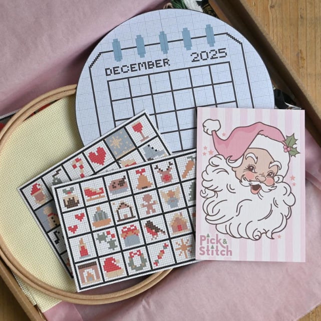 🎄Christmas Sale 49% Off 🧵Cross Stitch Advent Calendar 2025🎨