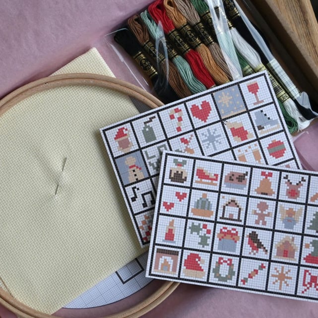 🎄Christmas Sale 49% Off 🧵Cross Stitch Advent Calendar 2025🎨