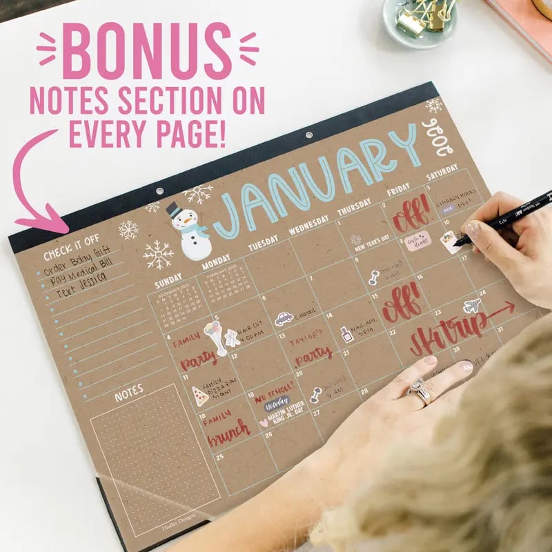 🔥Black Friday 24H Flash Sale 49% OFF 🎨2026-2027 Desk Calendar🗓️