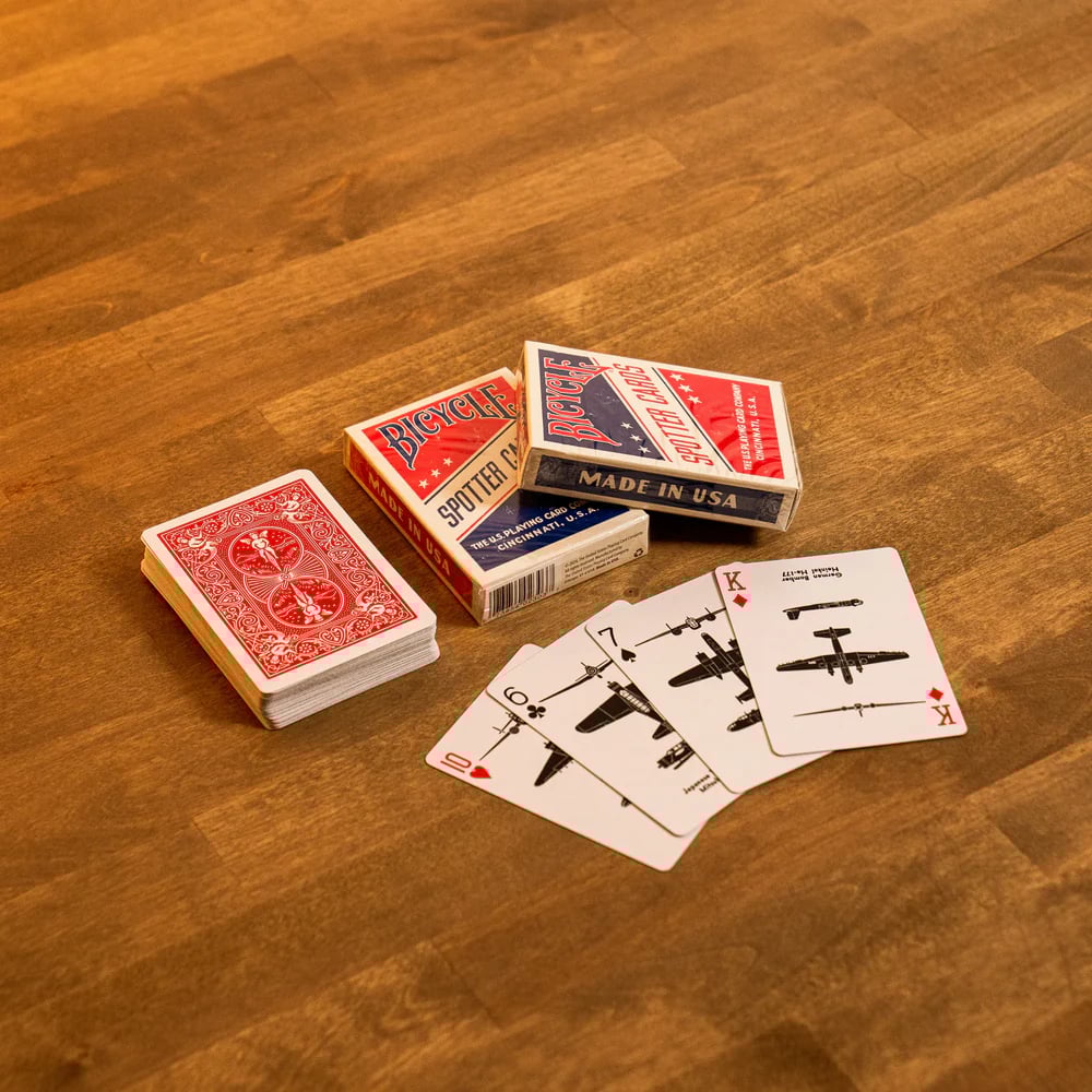 🔥LAST DAY 49% OFF🃏WWII Aircraft Spotter Playing Cards – 1942 Edition💥