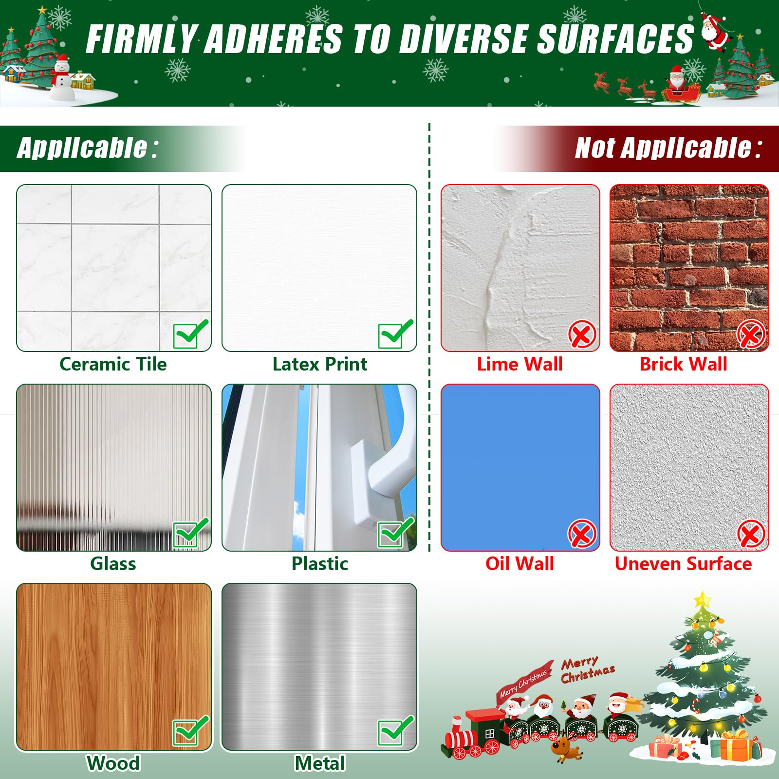 🔥Last 75pcs🎉-🎄🎅 Santa Claus Adhesive Hooks (12-Pack) — no drills, no nails, just peel, stick, and hang