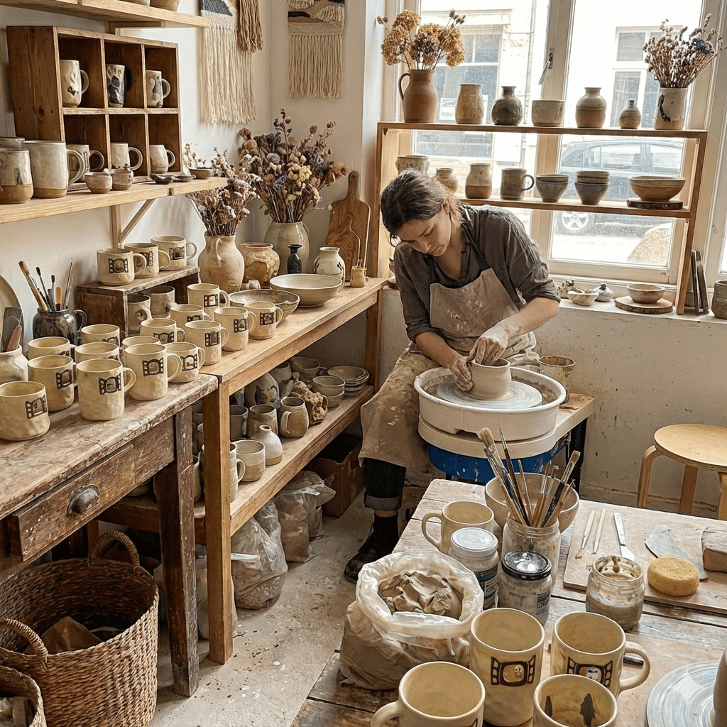 🔥 New Year Hot Sale 49% OFF☕🪟Tiny Window Ceramic Mug – A Hidden Miniature World Inside Every Cup🌲✨