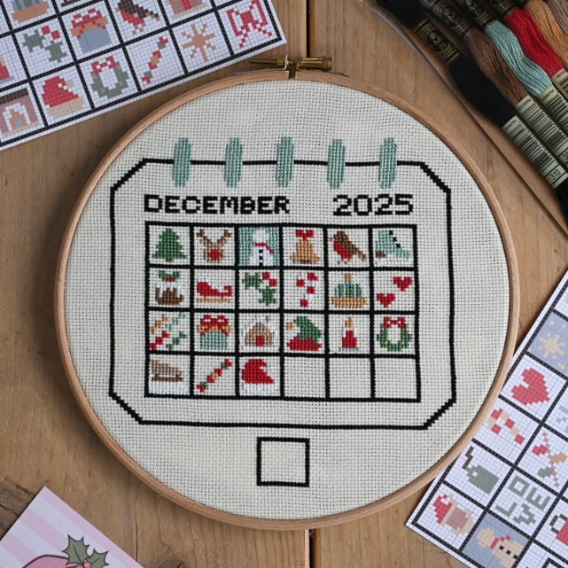 🎄Christmas Sale 49% Off 🧵Cross Stitch Advent Calendar 2025🎨