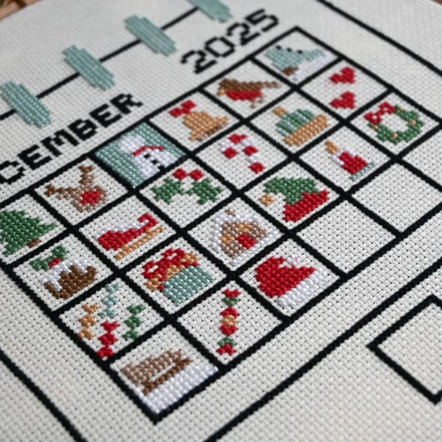 🎄Christmas Sale 49% Off 🧵Cross Stitch Advent Calendar 2025🎨