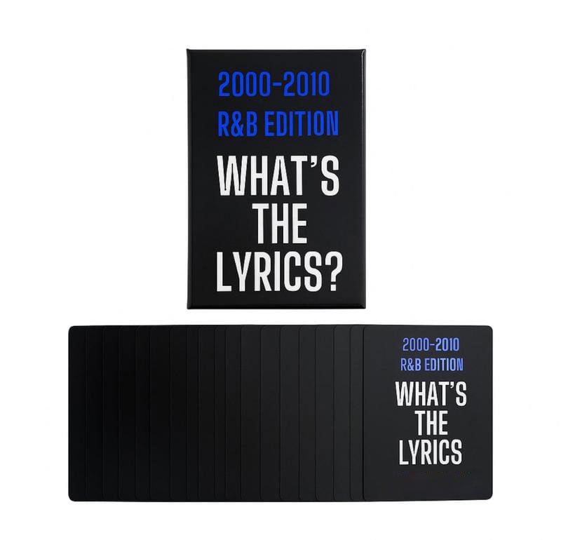 🔥Last Day 49% OFF -🎶🎤2000-2010 R&B Edition Finish the Lyric & R&B Trivia Card Game for 2000s-2010s Fans✨