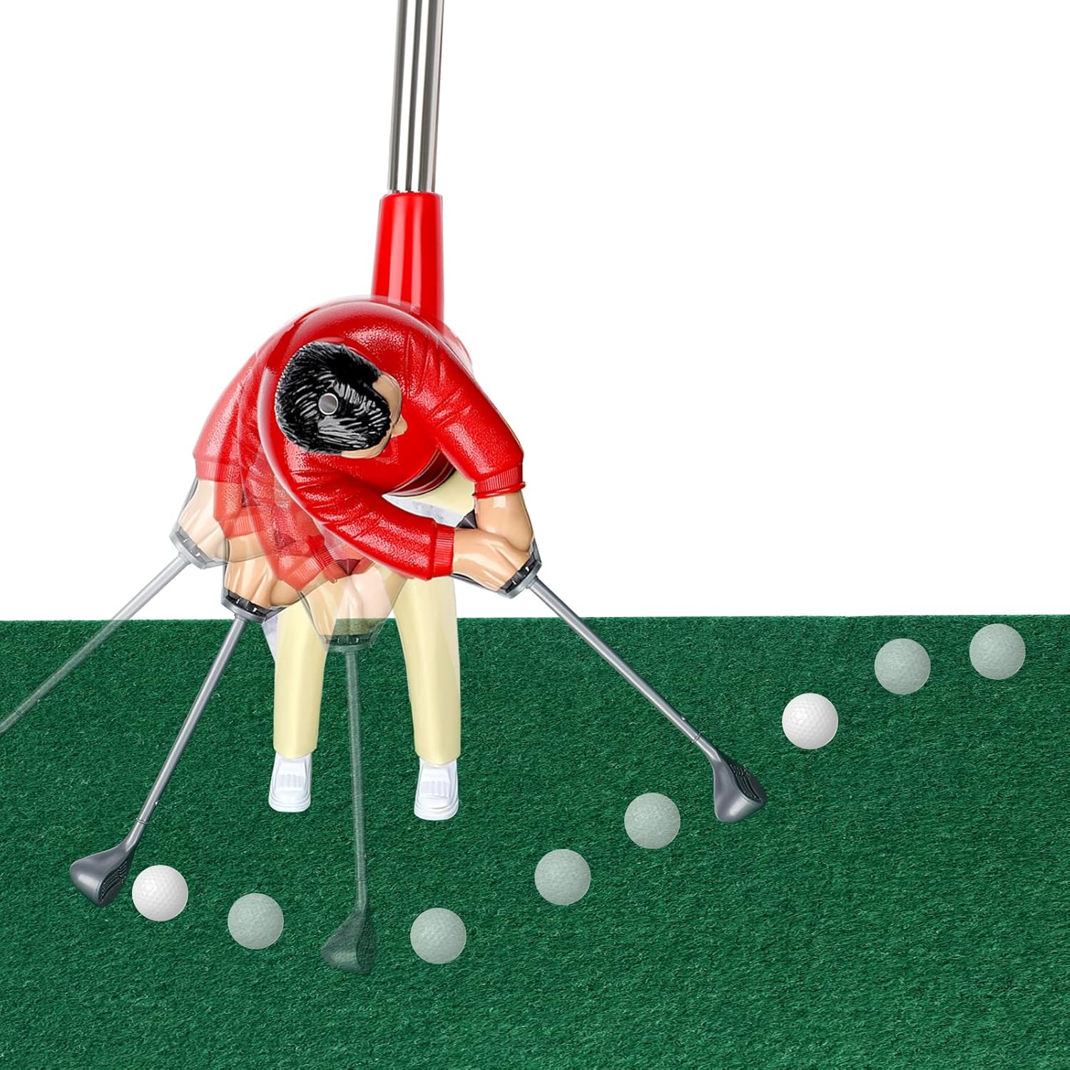 🔥LAST DAY 49% OFF🏌️‍♂️⛳Mini Golf Games - Funny Golfer Gifts for Kids, Unique Mini Golfer On A Stick😂