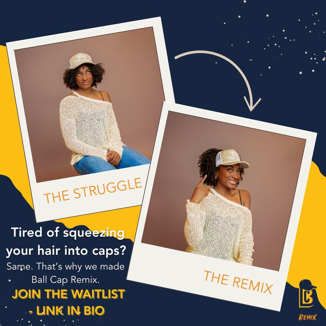 🎄Christmas Sale 49% Off 🧢Ball Cap Remix: Save Your Voluminous Hair, Elevate Your Style🌟