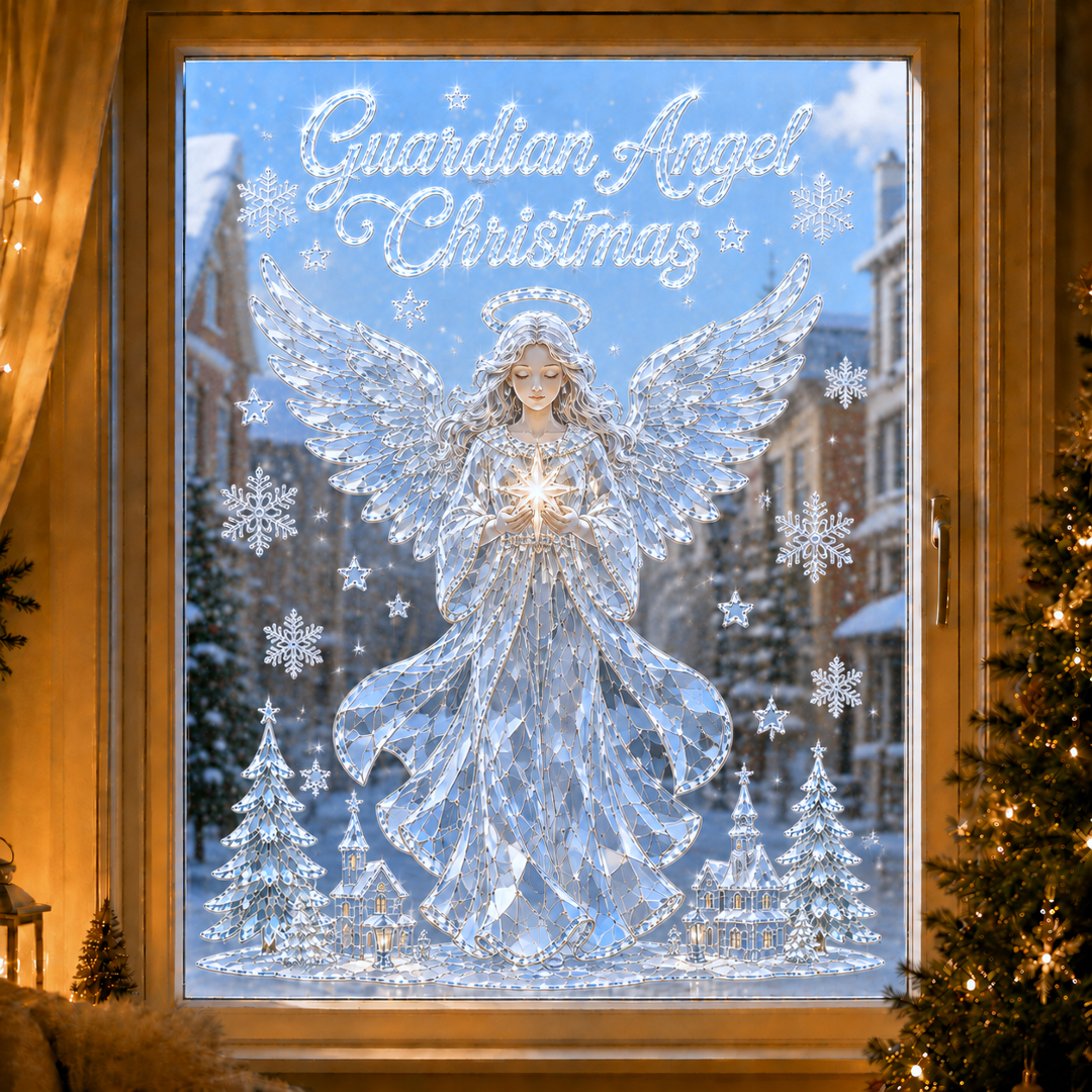 🔥Last 45pcs🎉-🎅3D Christmas Static Cling Window Stickers❄️