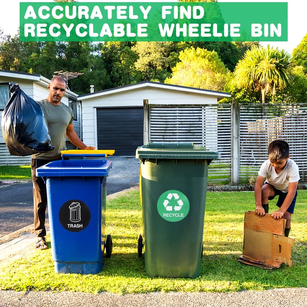 🔥 New Year Hot Sale 49% OFF ♻️😊 Eco-Friendly Trash Can Face Sticker Set — Fun Sorting · Easy Recycling · Planet Friendly 🌱🌍