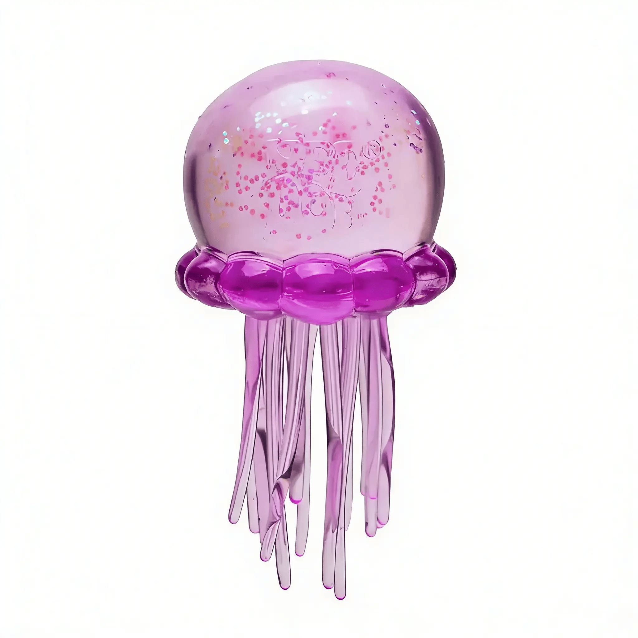 🐣EASTER SALE 49% OFF! ✨ Cute Glitter Jellyfish Squishy, Easter Basket Stuffer for Kids