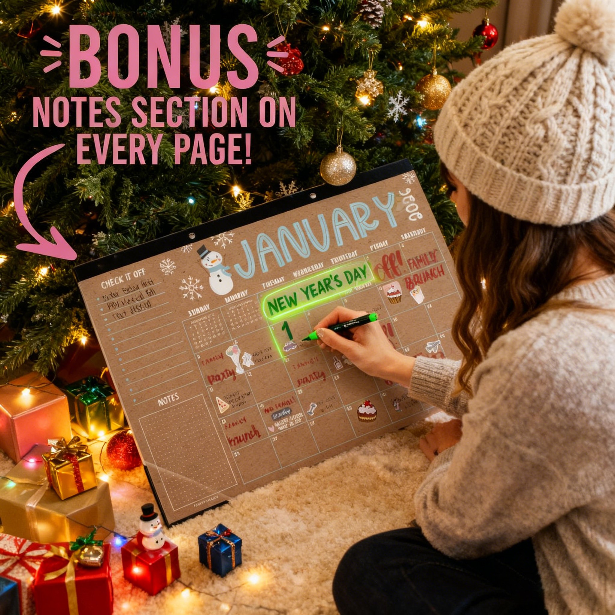 🔥Black Friday 24H Flash Sale 49% OFF 🎨2026-2027 Desk Calendar🗓️