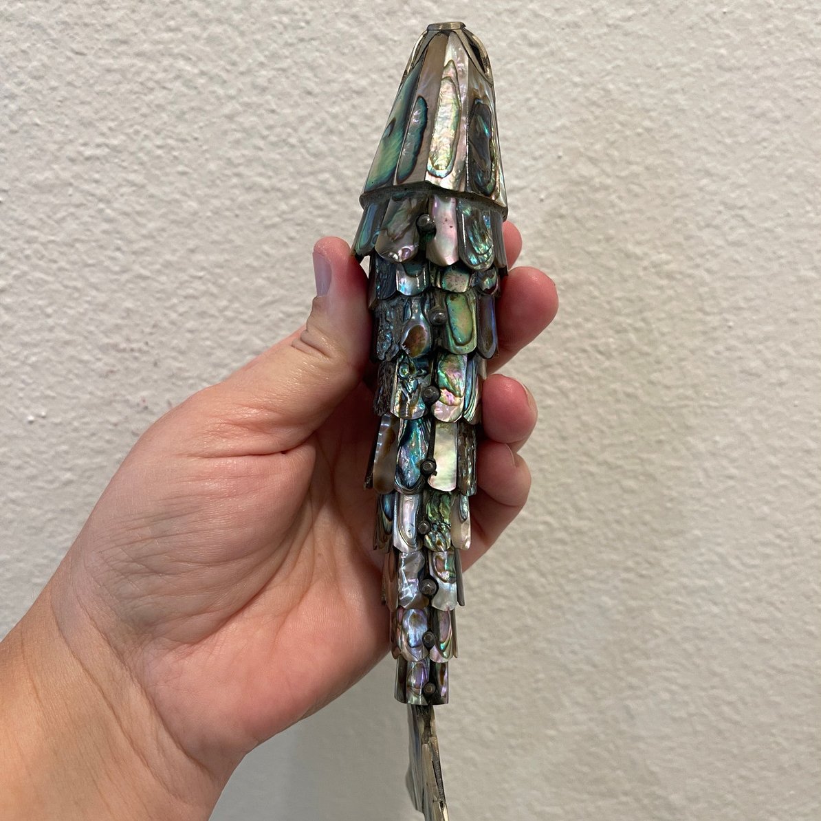 🖤 Vtg Abalone💕 Shell Bottle Opener — Vintage Charm Meets Ocean Luxury 🌊🍻