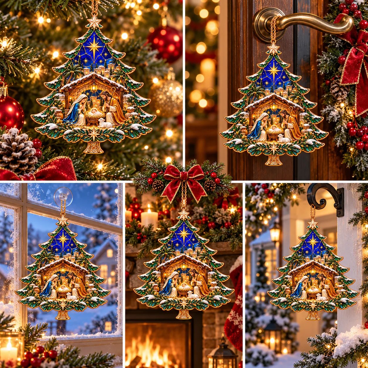 🔥Limited time 70% OFF - 🎄✝️2026 Nativity Christmas Tree Ornament - Bring Faith & Joy to Your Christmas Tree