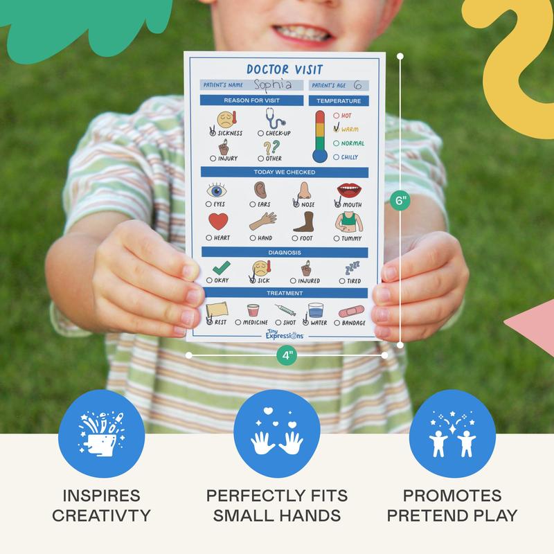 🔥 New Year Hot Sale 49% OFF🎁🧸 Pretend Play Notepads | 2-Pack—A Fun Gift for Imaginative Play✨🧒