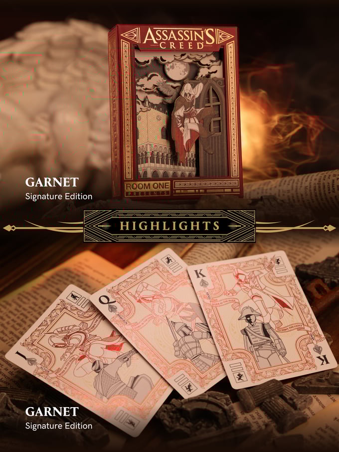 🔥 New Year Hot Sale 49% OFF🗡️♠️ Assassin’s Creed Legacy Version II Playing Cards — Nothing Is True. Everything Is Permitted.🖤🃏
