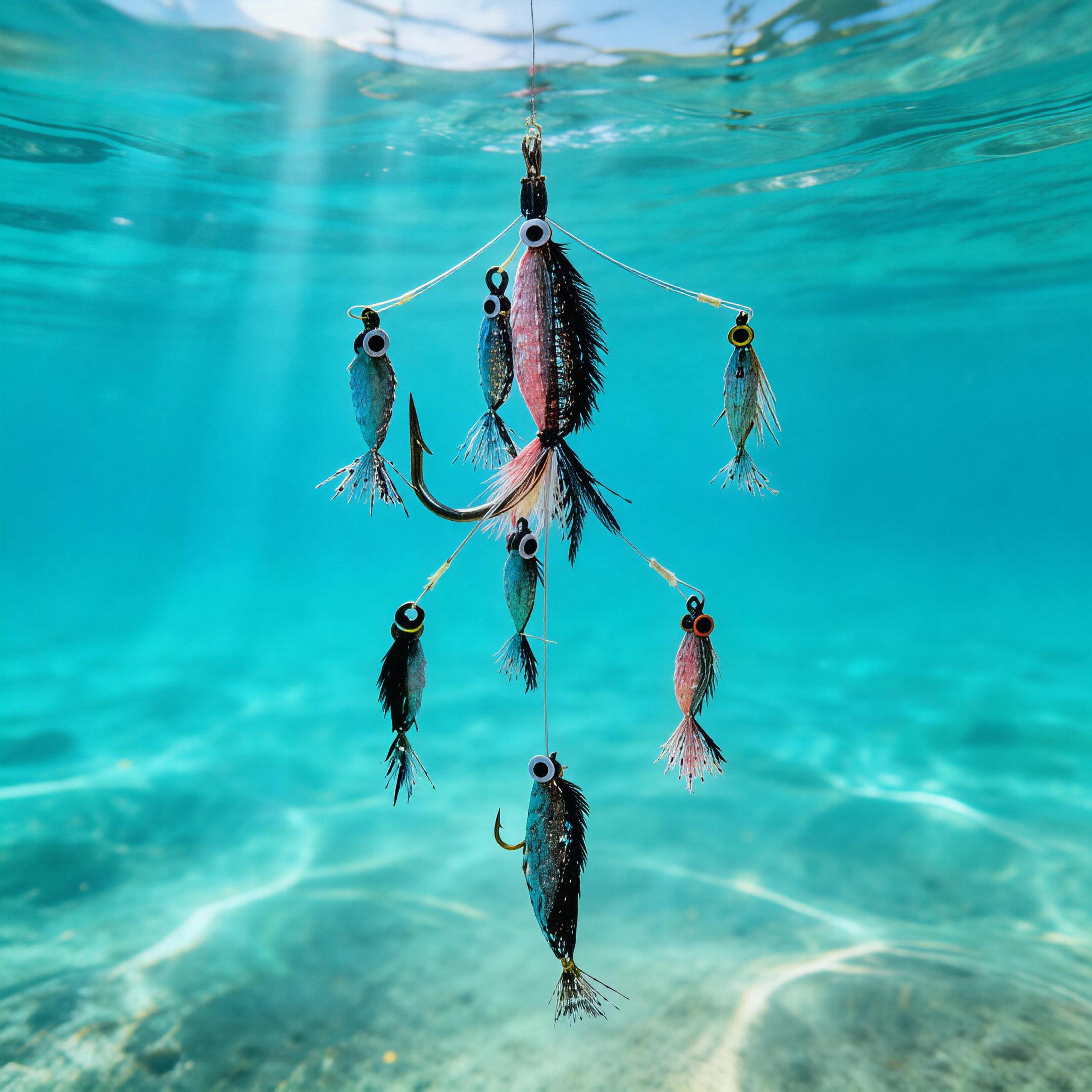 🔥LAST DAY 49% OFF🎣🐟Shoal of Fry Multi Fish School Rig 🌊