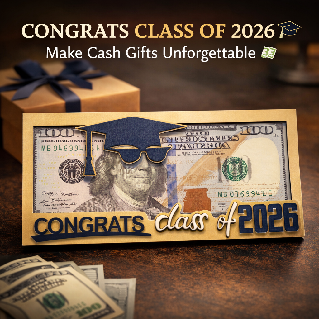 🎓Class of 2026 Graduation Money Holder