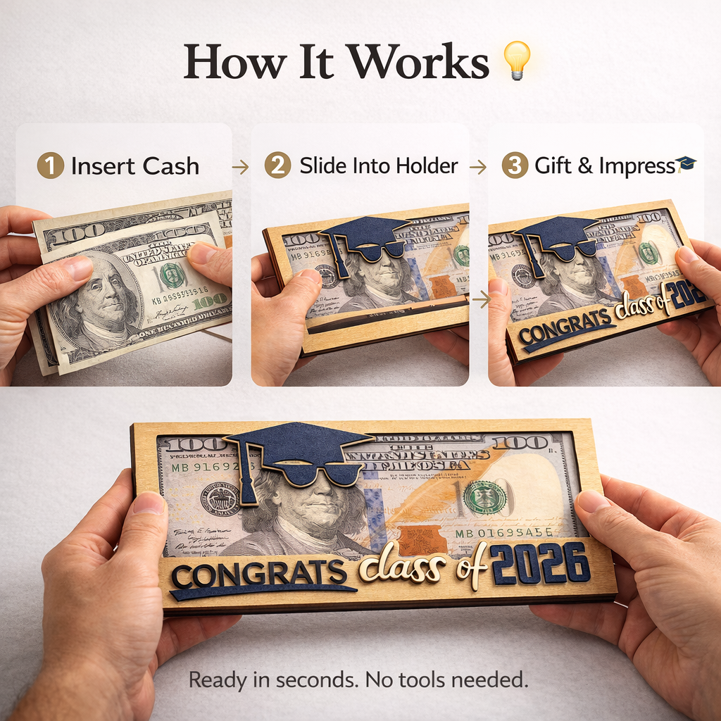 🎓Class of 2026 Graduation Money Holder