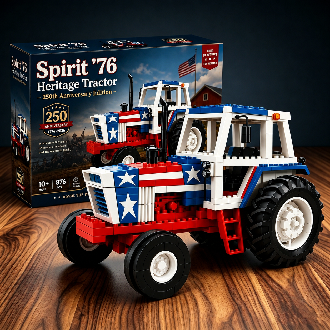 🔥 Limited Edition 🎁 Spirit ’76 Heritage Tractor-250th Anniversary Edition