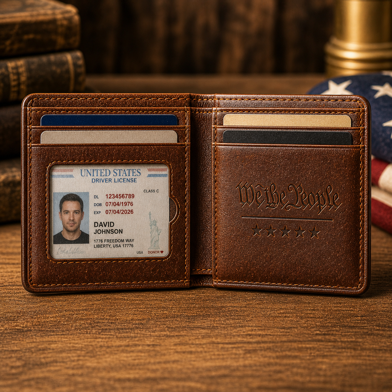 【Father's Day 50% OFF】United States 250th Anniversary Custom Wallet