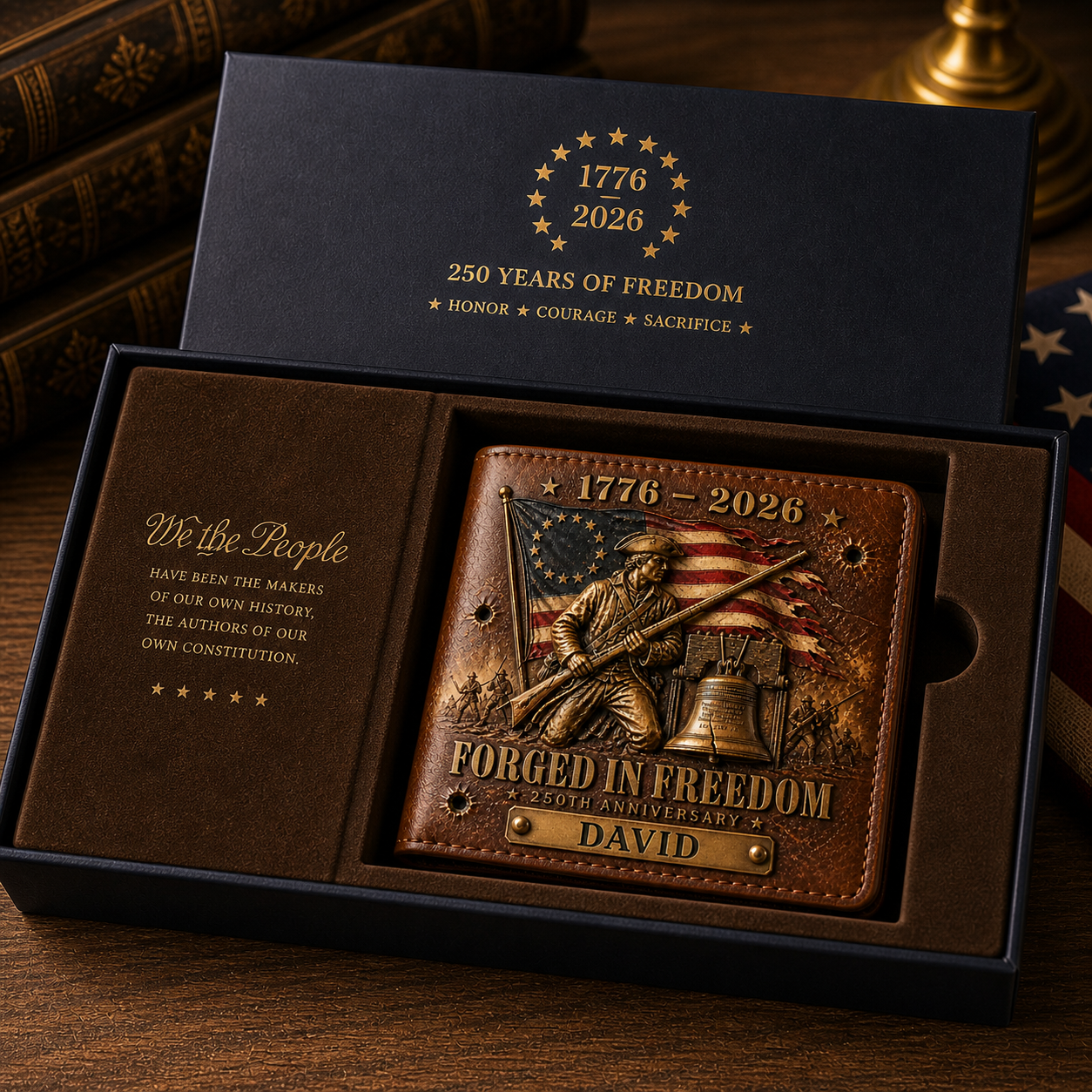 【Father's Day 50% OFF】United States 250th Anniversary Custom Wallet