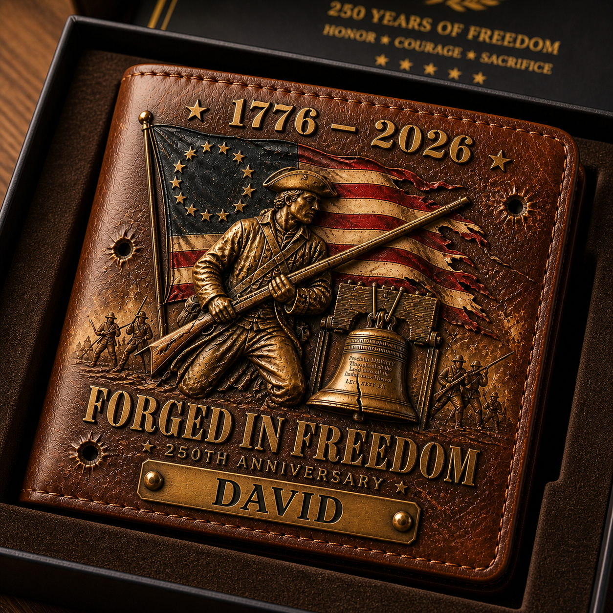 【Father's Day 50% OFF】United States 250th Anniversary Custom Wallet