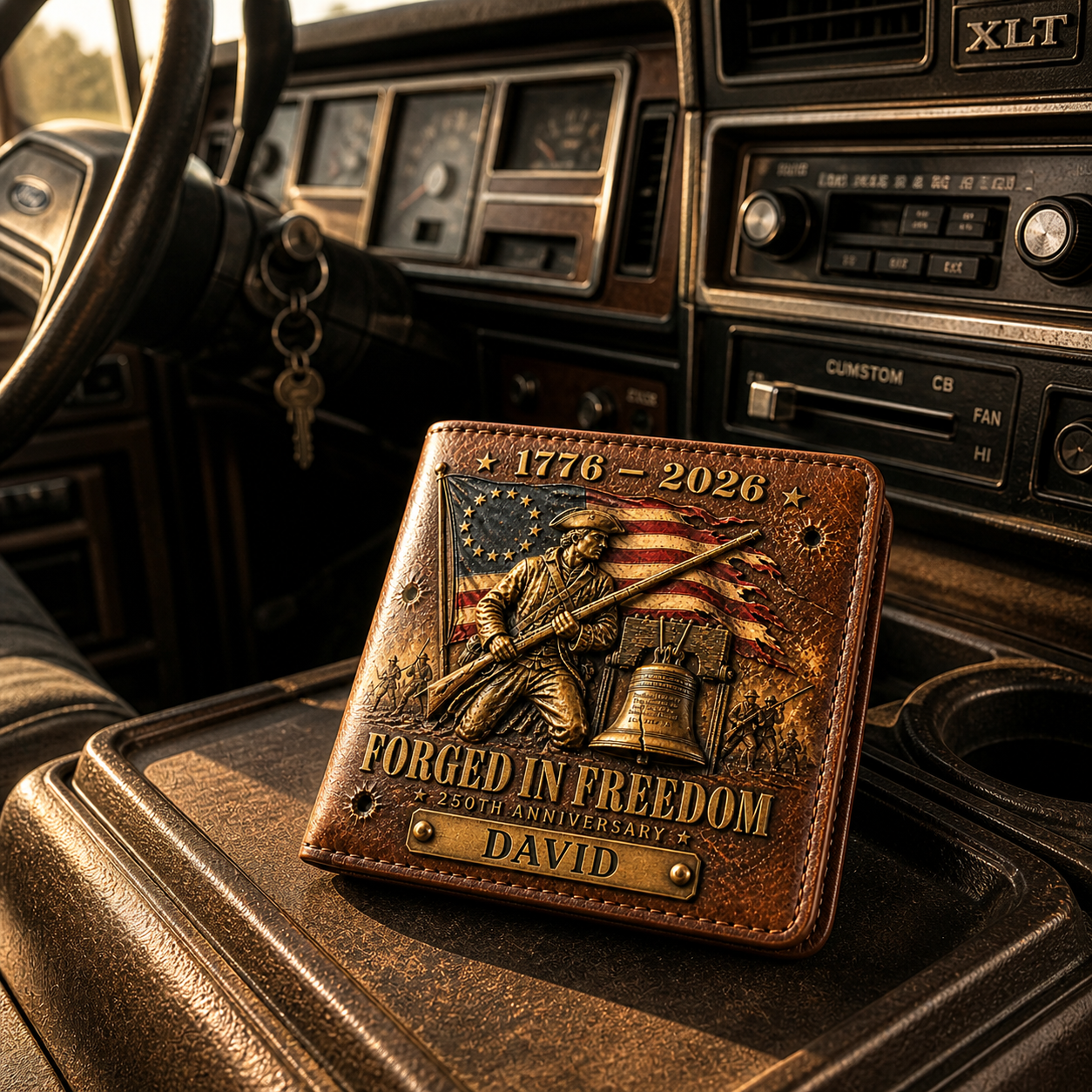 【Father's Day 50% OFF】United States 250th Anniversary Custom Wallet