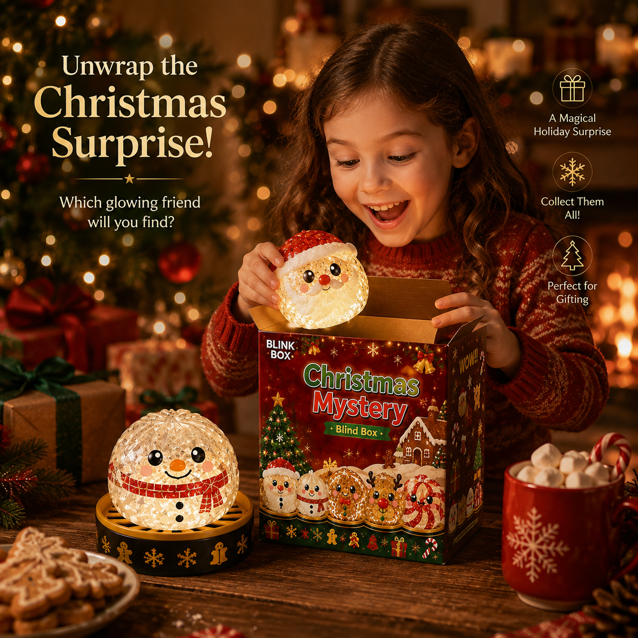 🔥Limited time 70% OFF -🎄🎅Christmas Squishy Dumplings Mystery Blind Box - A Festive Surprise in Every Box