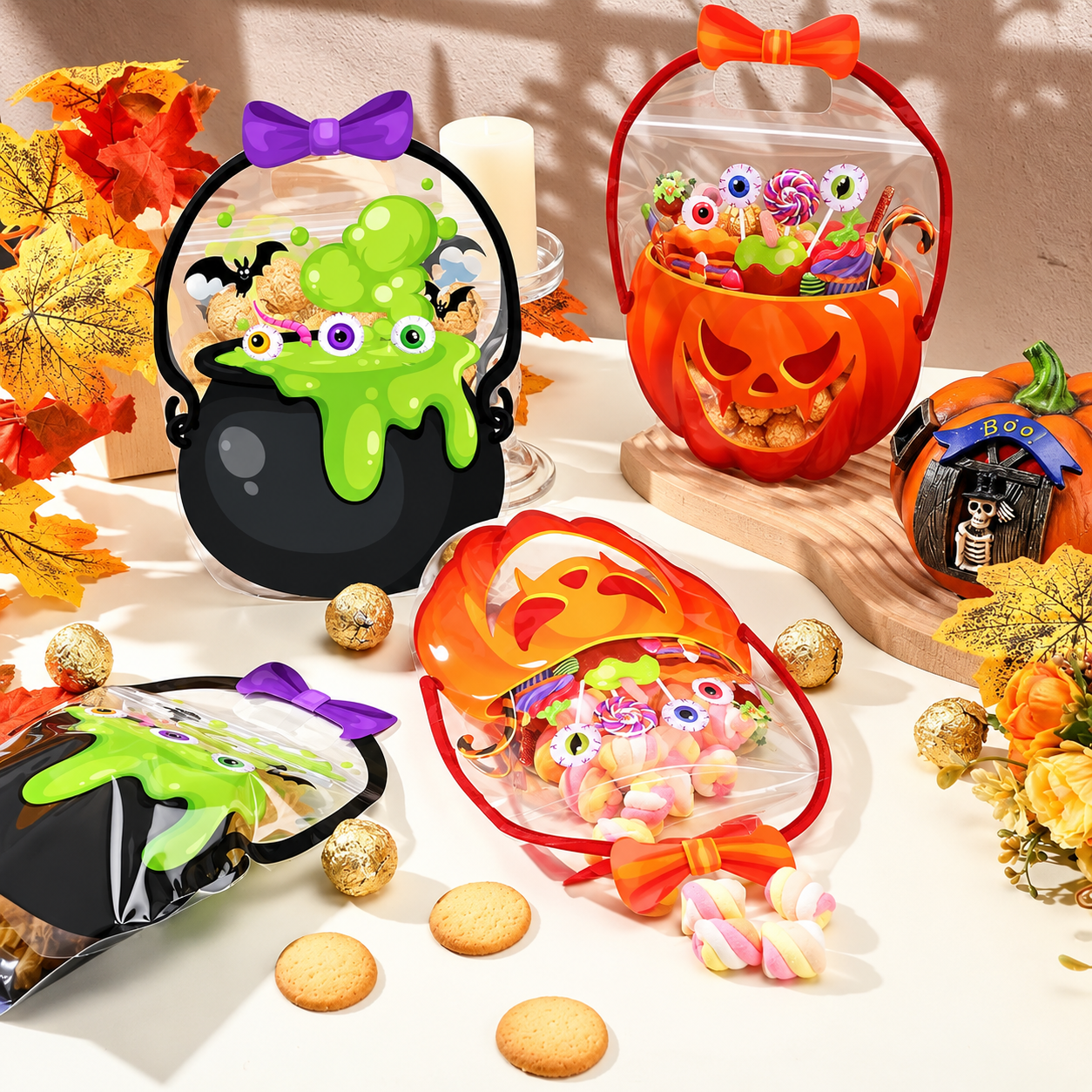 🔥Last 75pcs🎉-Spooky Trick-or-Treat Tote Bag