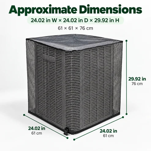 ❄️ Heavy-Duty Mesh AC Cover – All-Season Outdoor Protection🚛Buy 2 Get Free Shipping