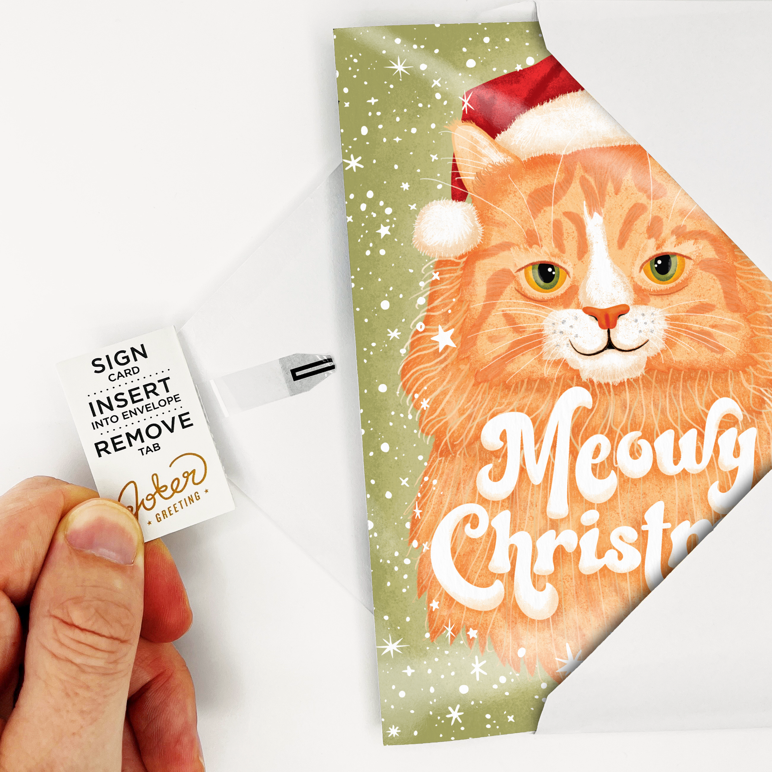 🎄Christmas Sale 49% Off🎁Endless Meowy Christmas Card with Glitter🐱