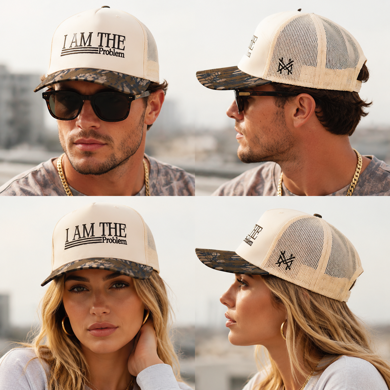 🏆Last Day Promo: 49% OFF - 😂I Am The Problem Trucker Hat – Funny Mesh Snapback Cap for Men & Women