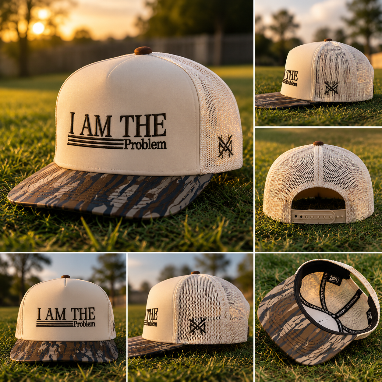 🏆Last Day Promo: 49% OFF - 😂I Am The Problem Trucker Hat – Funny Mesh Snapback Cap for Men & Women