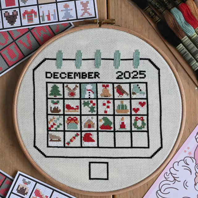 🎄Christmas Sale 49% Off 🧵Cross Stitch Advent Calendar 2025🎨