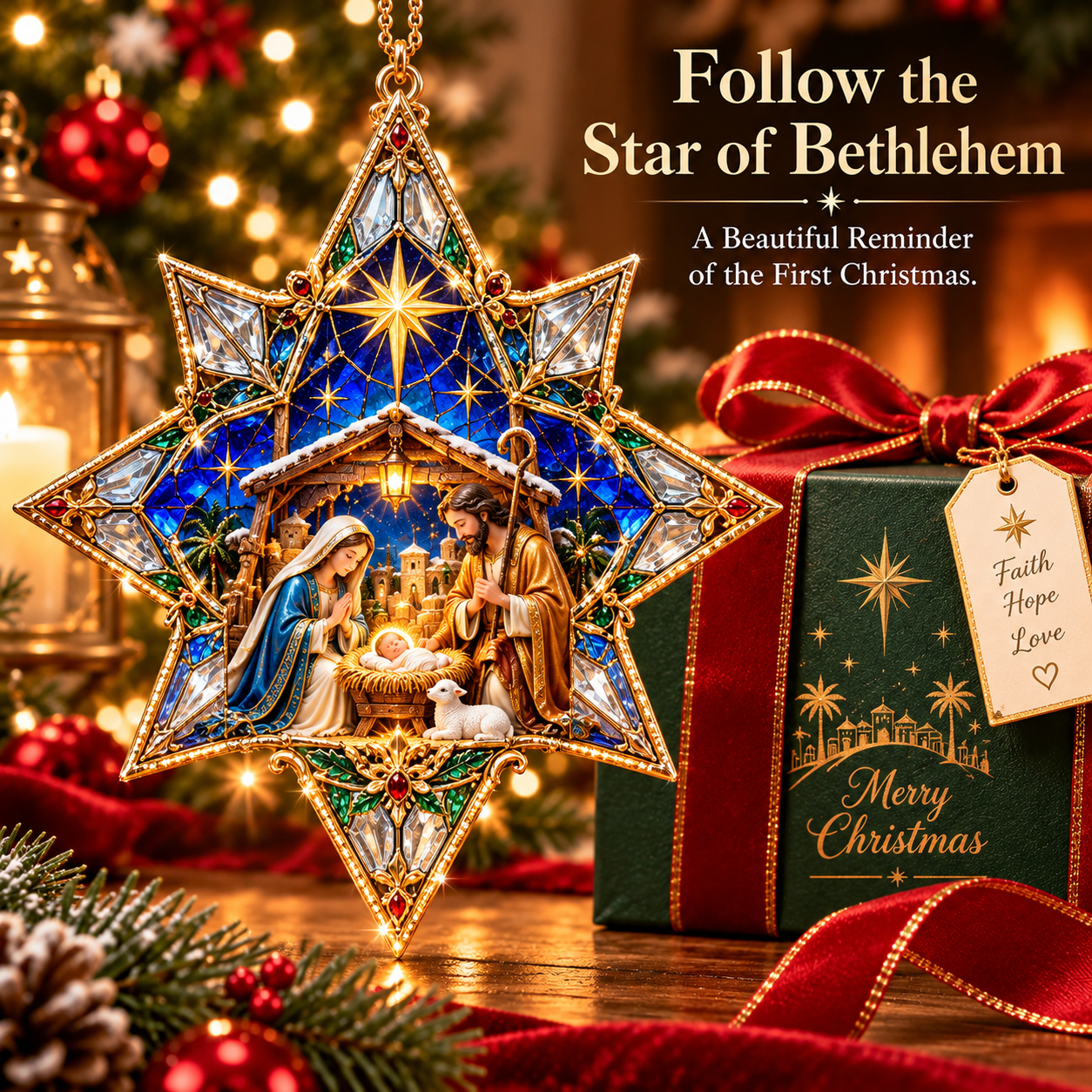 🔥Limited time 70% OFF -🎄✝️2026 Nativity Christmas Tree Ornament - Bring Faith & Joy to Your Christmas Tree